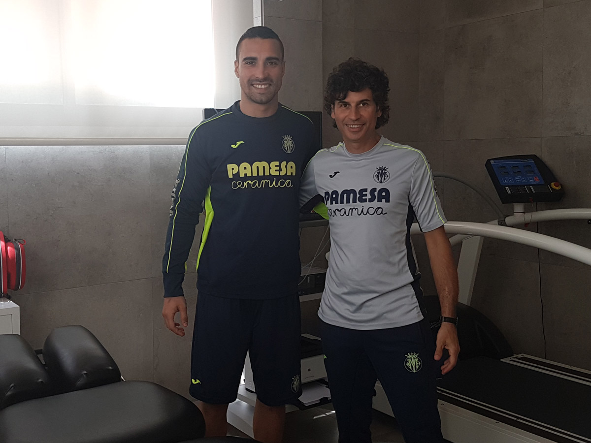 Sergio Asenjo con Luis Baños