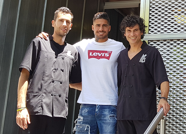 Samu García en la Clínica Luis Baños